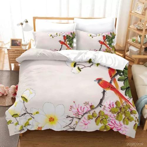 

Comforter Plum Bossom Bed Decoration First Choice Gift Suitable For Children Boys Girls And Adults Comfortable Breathable Comforter (quilt)-EU Single(135*200cm)3pcs