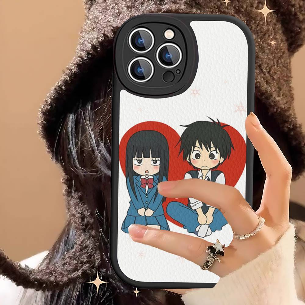 K-Kimi Ni T-Todoke For IPhone 16 15 14 13 12 11 Pro Max Plus Leather Phone Case
