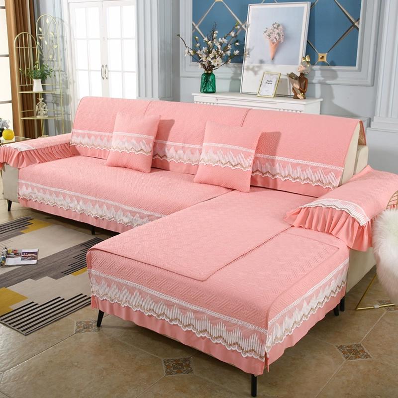 

Сплошной цвет, чехол для диванной подушки, минималистичный современный всесезонный универсальный противоскользящий комбинированный диванный набор, домашнее украшение, пылезащитный чехол, тканевое полотенце 90*60cm