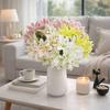 Fashion 18 Heads Artificial Lilis DIY Flower Realistic Simulation Flowers Plastic Multicolor Artificial Flowers Home Decoration
