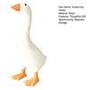 Compact Key Storage Tool Magnetic Goose Holder, Resin Statue for Entryway Decor, Cute Animal Organizer Desktop Ornament with Mouth Metal And