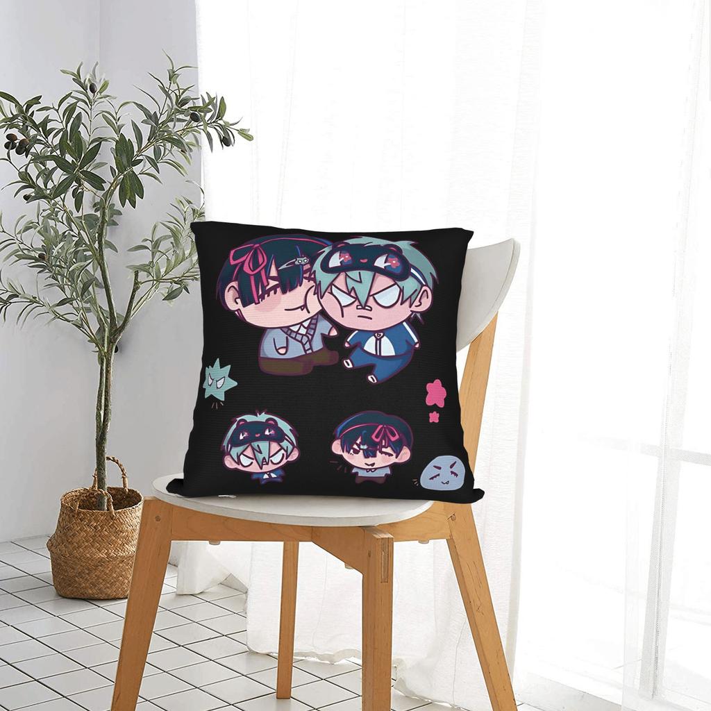 Alien Stage Ivantill Till Ivan Ivti Square Pillow Case Cushion Cover Funny Zipper Decorative Pillowcover for Sofa 18"