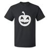 Funny Graphic T Shirts Halloween Evil Pumpkin Style B Cotton Gore Top Demon