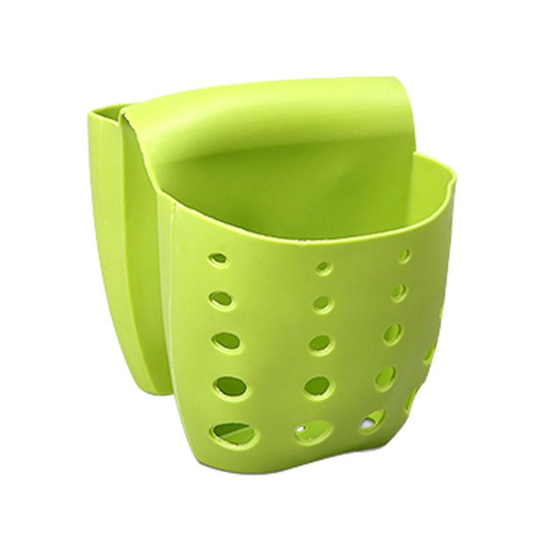 Kitchen Accessories Sink Double Basket Soap Sponge Holder Utensils Organizer Bag Bathroom Hanging Drain Basket Storage Rack