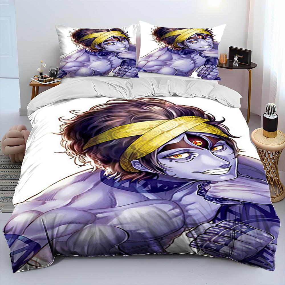 

3D Print Anime Record Of Ragnarok Comforter Bedding Set Duvet Cover Bed Set Quilt Cover Pillowcase King Queen Size Bedding Set EU single(135x200cm)