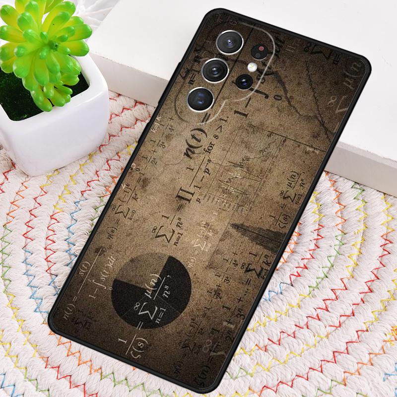 Math Formulas of Rubber Equations Silicone Phone Case For Samsung Galaxy Note 10 Pro S26 S25 S24 S23 S22 S21 Plus Ultra Cover