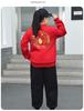 Plus Size Velvet Hoodie for Chubby Girls, Ages 7-15 – Slimming Autumn/Winter One-Piece Base Layer