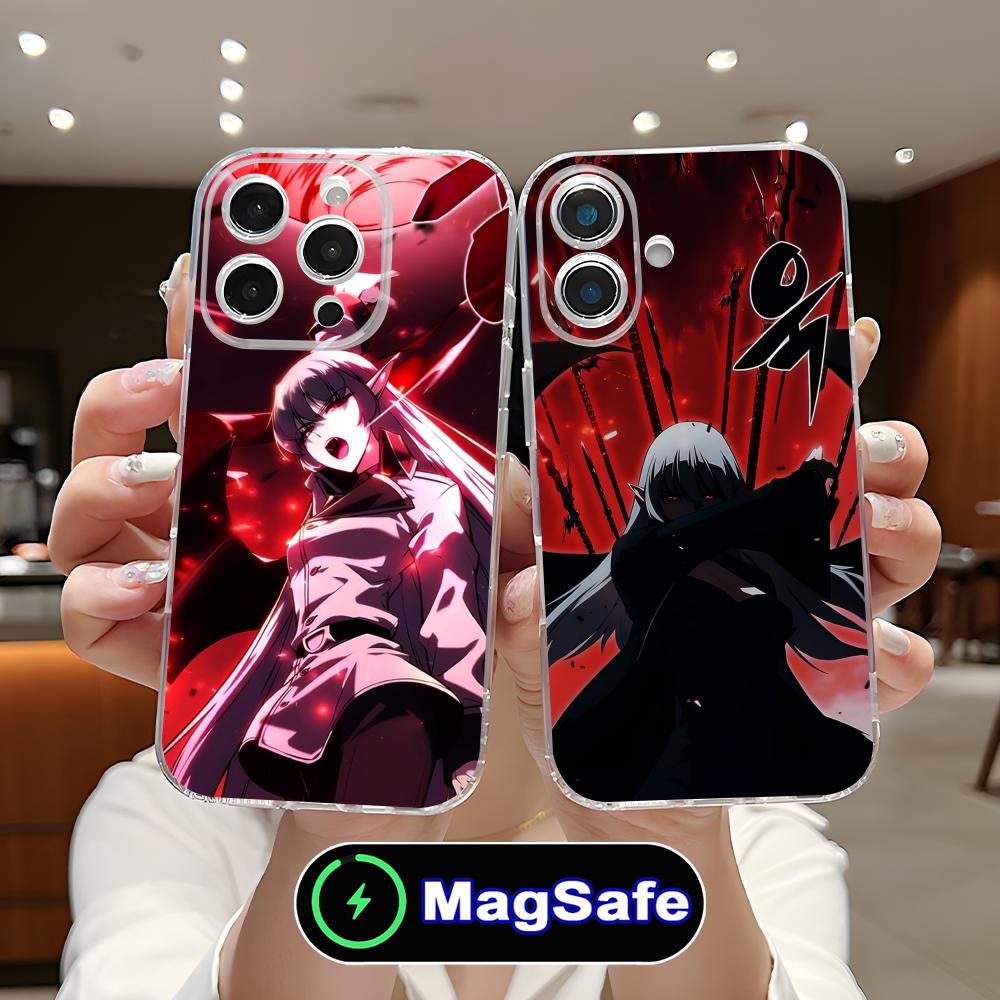 Alice Von Ataraxia Mobile Phone Case for iPhone 17 16 15 14 13 12 11 Air Pro Max Plus Mini Magsafe Clear Colorful Cover Pretty