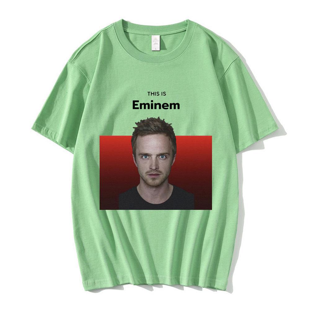 Breaking Bad Tshirt Funny This Is Eminem Jesse PinkUnisex Meme Graphic Tshirts Unisex Womens Fashion Vintage Casual Cotton T Shirts