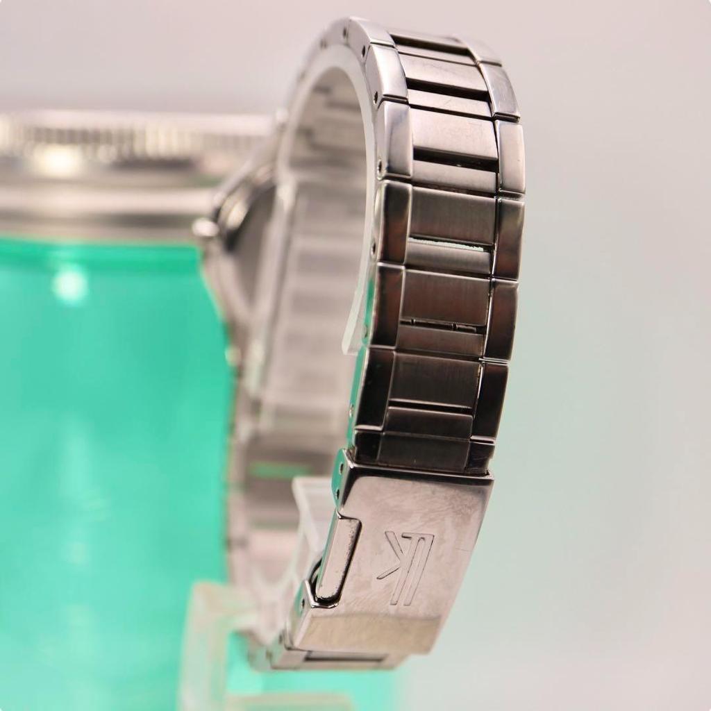 [USED] Good condition SEIKO Lucia Round Date Silver Women's Watch 1201