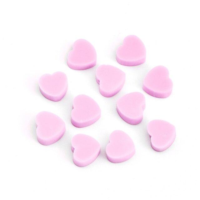30 ks Love Heart Beads Polymer Clay Distanční korálky pro výrobu šperků Náhrdelník DIY