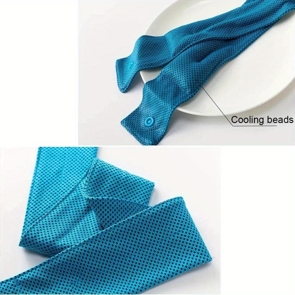 Cooling Ice Scarf Summer Quick Dry Neck Wraps Absorb Sweat Wiping Towel Breathable Multicolor Outdoor Cycling Sports Ice Bandana