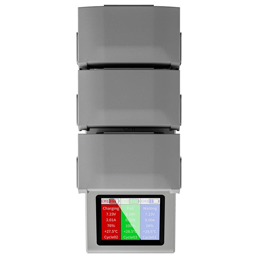 Battery Charger Hub 3-Way Charging Fast Charging Battery Butler Automatic Detection Charge Accessories for DJI Mini 3/Mini Pro