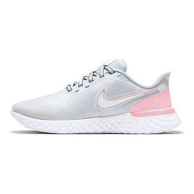 Revolution 5 Color Block Παπούτσια Τρεξίματος Γυναικεία Sneaker Γκρι Ροζ CZ8590-007