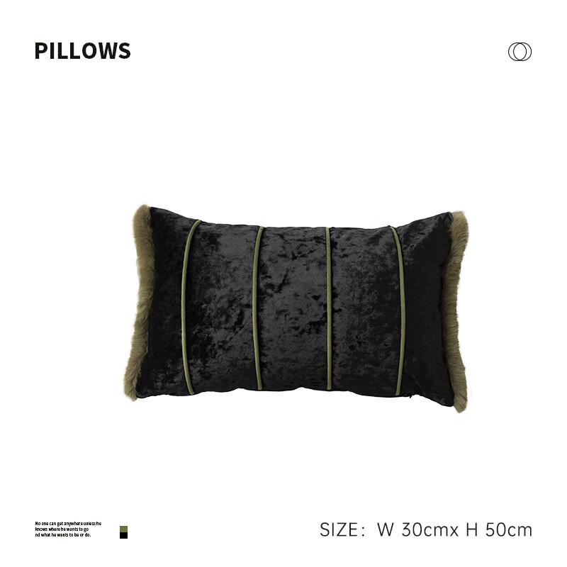 

Oriental Bamboo Charm Lumbar Pillow Cover
