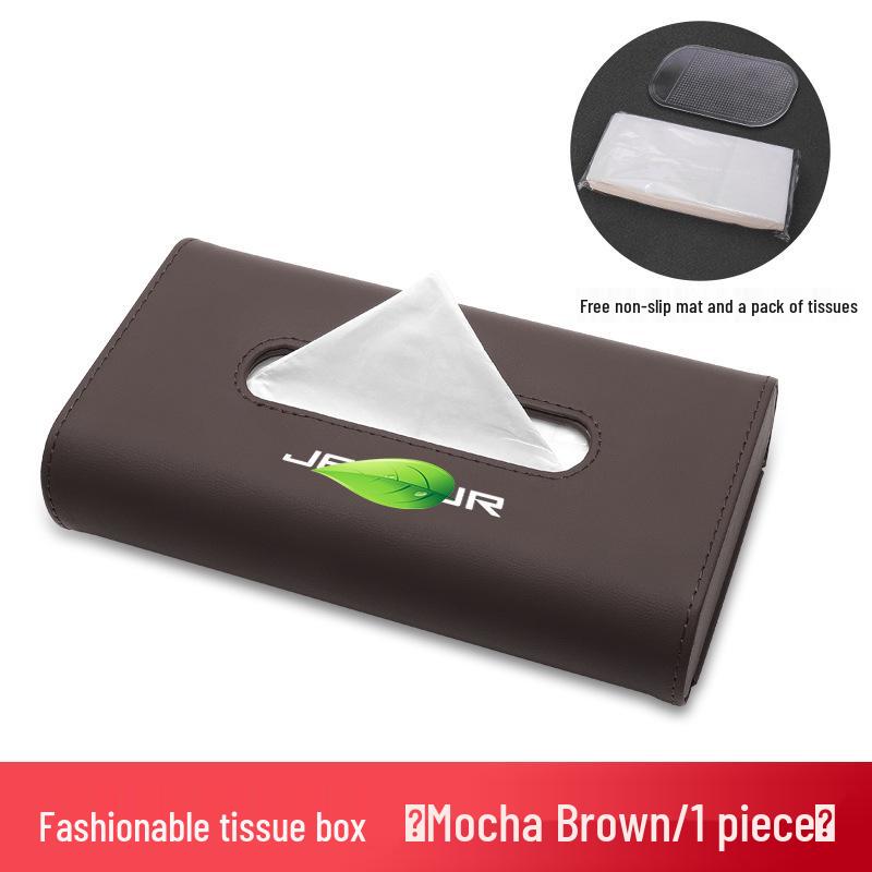 Jetour Car Seat Gap Organizer & Tissue Box - Interior Storage Accessory