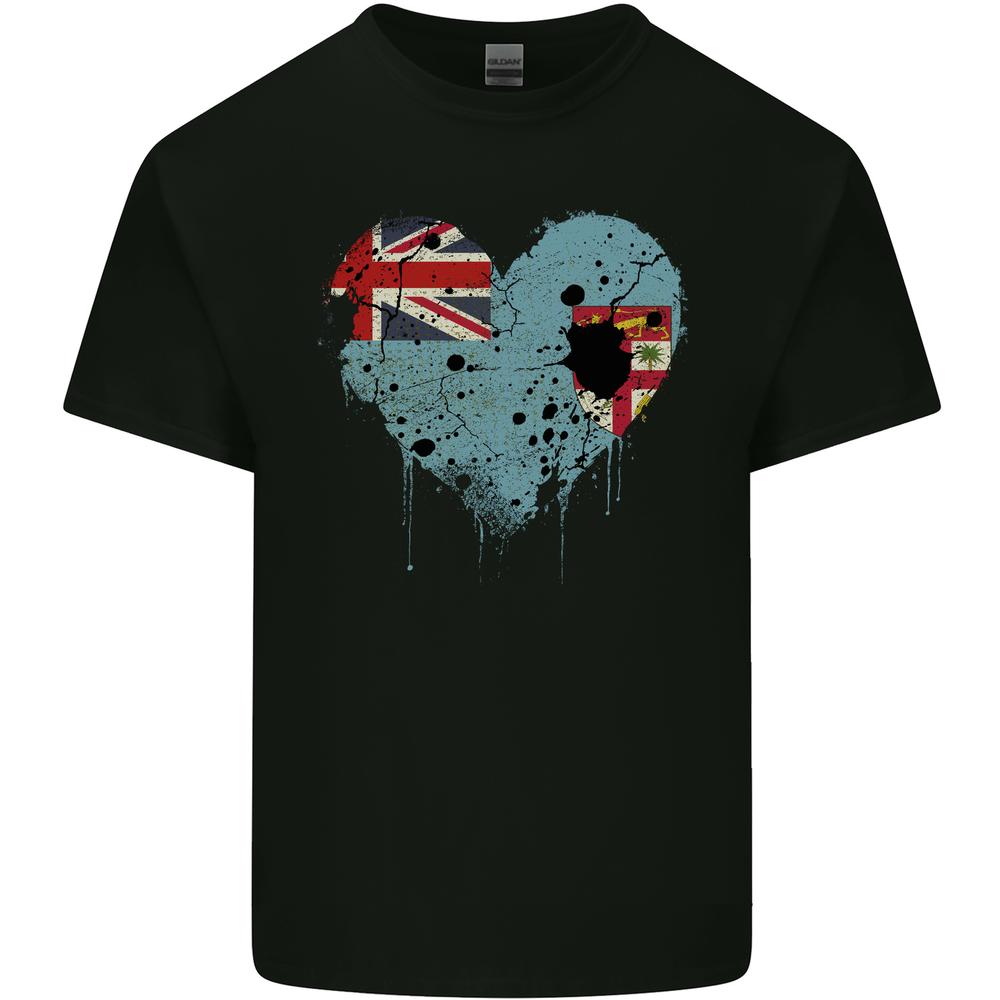 Love Fiji Flag Fijian Day Football Kids T-shirt Childrens S
