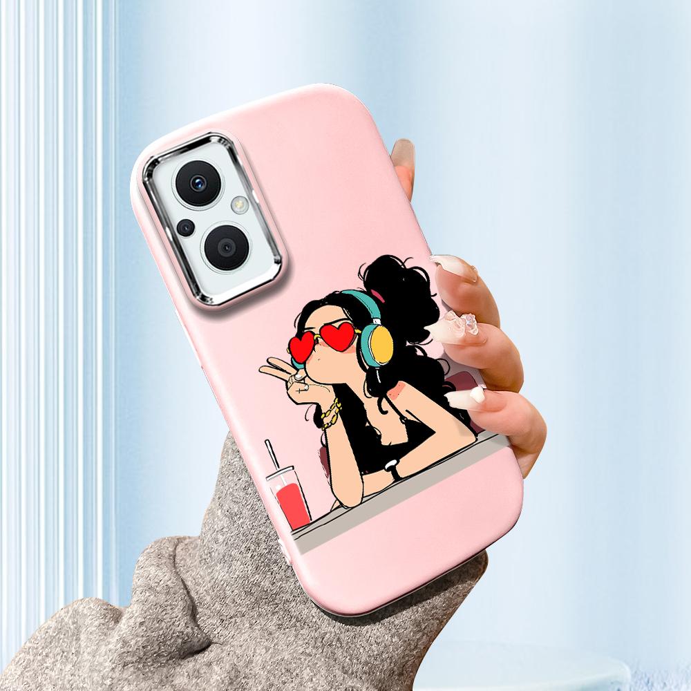 

Для Vivo V23 V25 V27 V29 V30 Y27S Y28 Y33S Y36 Infinix Hot30I Hot40 Tecno Spark20 Мультяшный Черный Кот Серебристый Край Мягкий Жидкий Силиконовый Защитный Чехол Vivo Y35 розовый