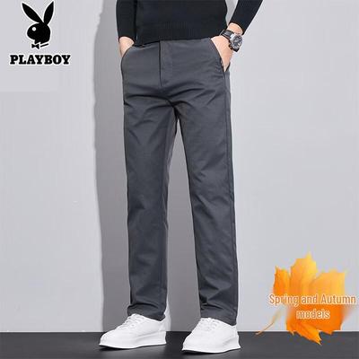 Men's Casual Slim Fit Straight Trousers