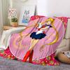 1PC Sailor Moon Blanket, Throw For Sofa, Bed, Travel, Camping, Livingroom,