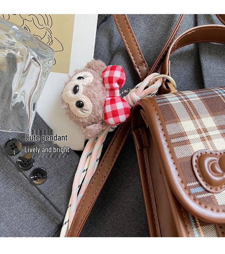 Retro Women's Lightweight Versatile Backpack & Crossbody In Cute College Style for Travel & Casual Use