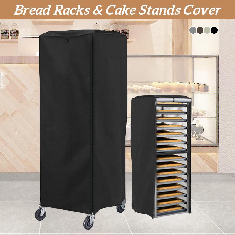 Wasserdichte Staubdichte Kuchenständer Abdeckungen: Einzeltür-Schutzhüllen für Kuchenständer-Racks Oxford-Stoff Brotkorb-Abdeckung