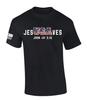 Trenz Shirt Company Herren USA-Flagge Gefüllt Jesus Rettet USA-Flagge Johannes 3:16 Kurz