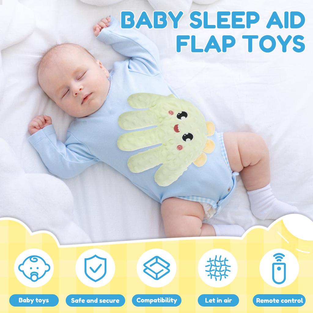 Baby Soothing Palm for Sleep Automatic Patting Butt Patter Pillow with Remote Control Baby Bedding Sleep Patting for Newborns