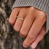 1Pc Fashion Ring, Simple Design, Elegant Temperament, Light Luxury Style