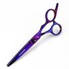 6" High-Color Hairdressing Scissors: Straight & Thinning Shears