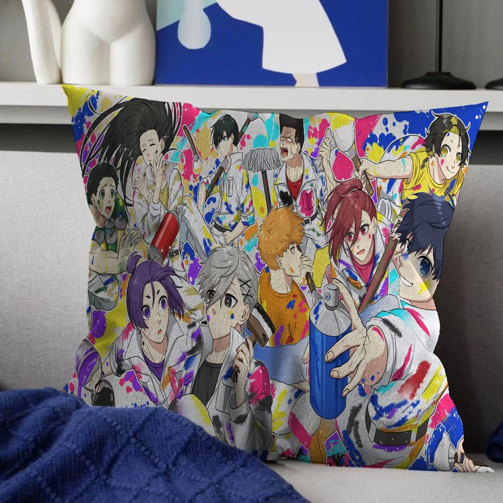 B-BLÅ LÅS 45*45cm Kuddfodral Örngott Dekorkuddfodral Hem Örngott För Soffkudde