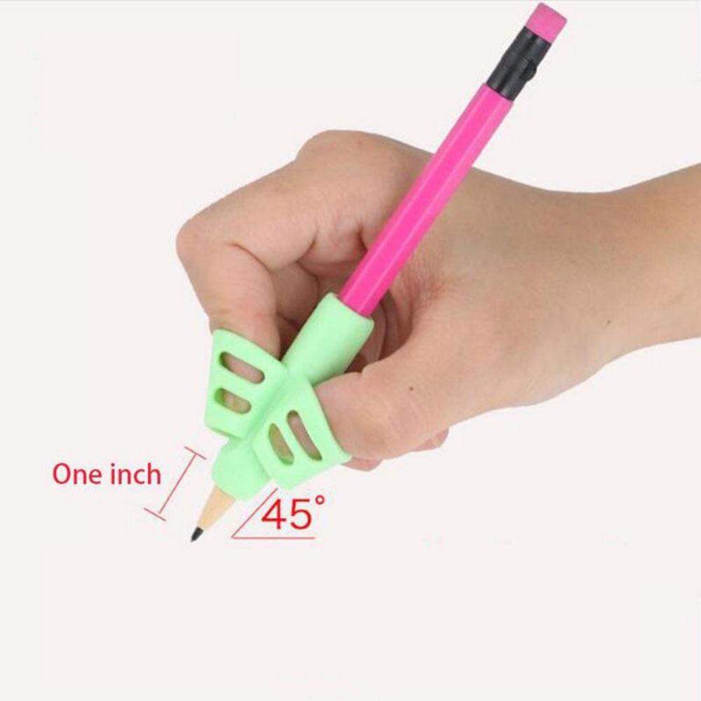 Two-Finger Pen Holder Baby Writing Tool Correction Pencil Set Stationery 3 Pieces Set Gift