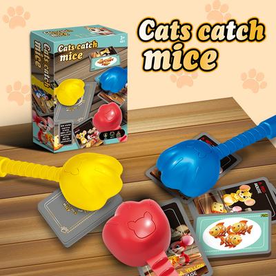 Katzen Fangen Mäuse Brettspiele Kinderspielzeug Familienfeier Gesellschaftsspiele Lustige Karten Gedächtnis Logisches Denken Kindererziehung Tischspiel