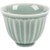 Lotus Petal Celadon Tea Tasting Cup Set - Ceramic Kung Fu Style for Household Use