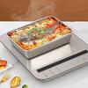 Grilling Prep and Serve Trays BBQ Platter for Raw and Cooked Food Stainless Steel Serving Trays for Food with Lid Set