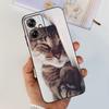 For Motorola Moto G54 5G Case Black Matte Liquid Silicone On Motorola G54 MotoG54 G 54 Soft Cover Leopard Print Coques Fundas