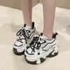 Fashion Women Casual Platform Sneakers 9.5CM High Heels Summer Sports Mesh Dad Shoes Breathable Trainers Chunky Sneakers Zapatos Mujer