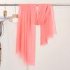 Monochrome Thin Scarf Women'S Sunscreen Shawl Solid Color Simple Imitation Cotton And Linen Silk Scarf High-End Yarn