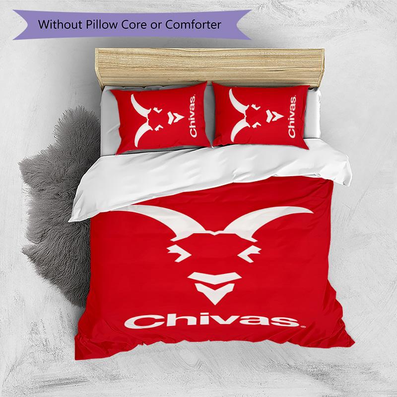 USA FC 3pcs Bedding Set Duvet Cover Closure Includes 1 Duvet Cover & 2 Pillowcases for All Seasons Bedroom Home Dorm Decor