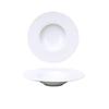Qianxing Minimalist White Ceramic Soup and Pasta Bowl, 11.5-inch