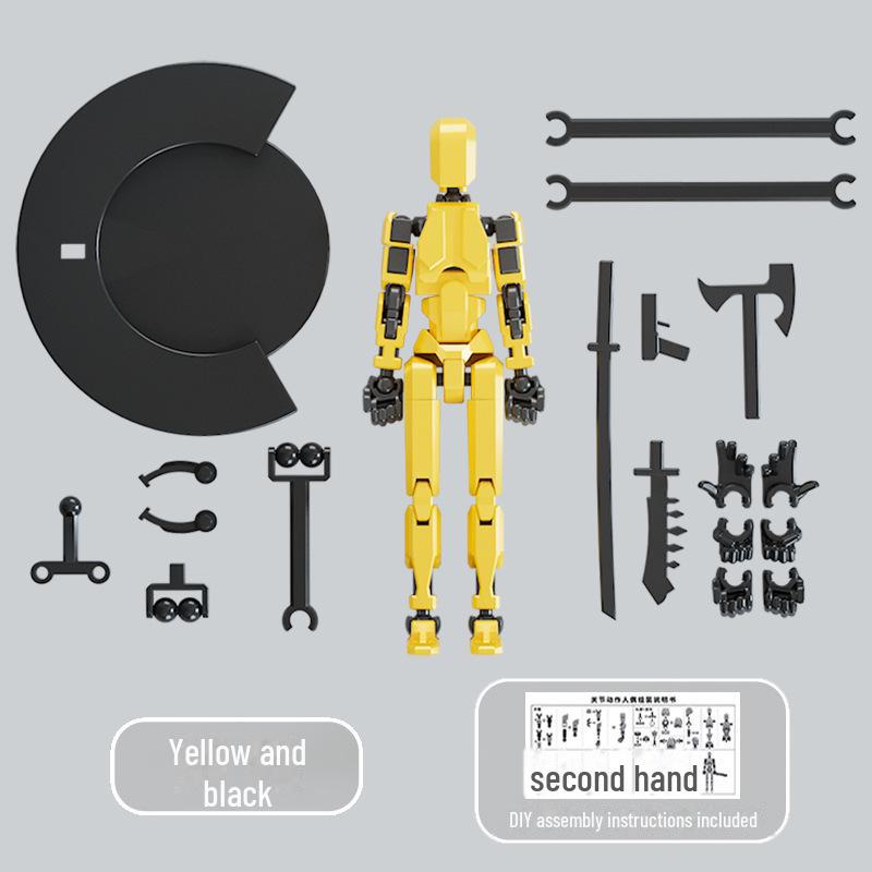 3D Movable Jointed Children's Dolls - Decompression Toy