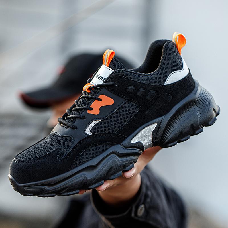 Bezpečnostní obuv pracovní obuv ocelová špička pánská pracovní obuv chránící proti propíchnutí nezničitelná bezpečnostní lehká