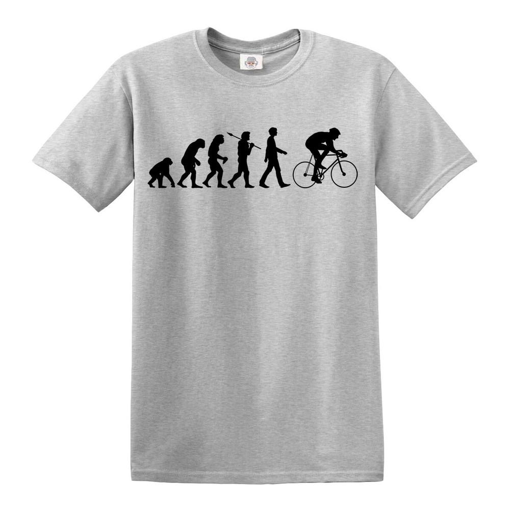 Evolution of cycling tshirt funny christmas gift cyclist funny tshirt top tee 2XL