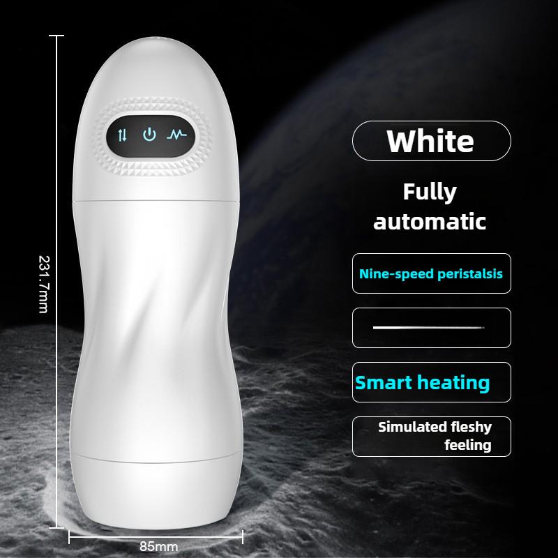 Automatic Male Sucking Mastubator Vibration Heating Sound Masturbation Cup Pocket Pussy Real Vagina Adult Sex Toys for Men