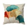 Ginkgo Leaf Cushion Cover Pillowcase Printed Polyester 45X45Cm Throw Pillowcover Decorative Sofa Cushion Pillowslip Home Decor