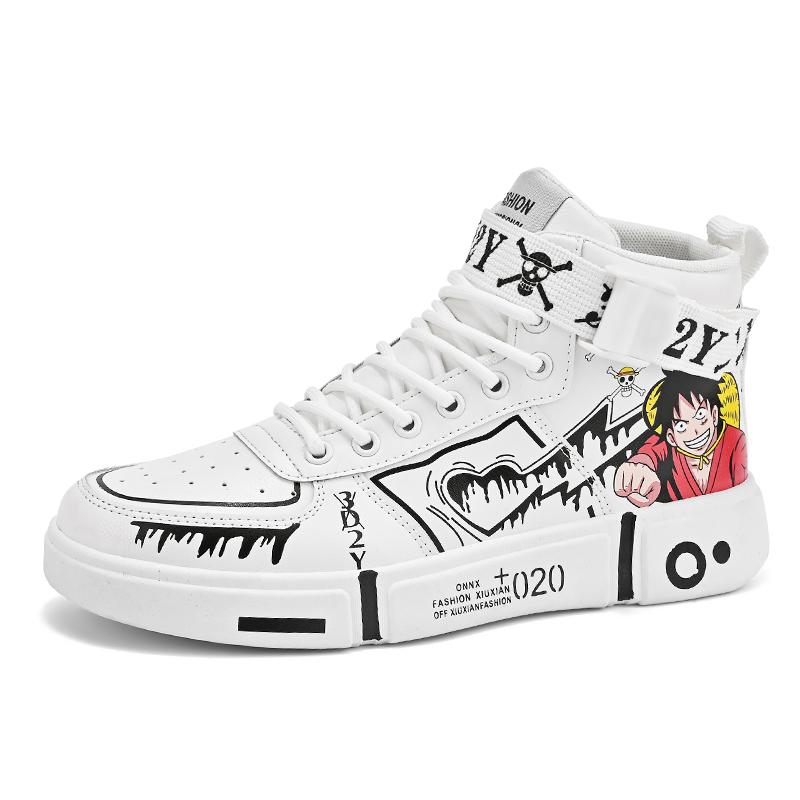 

Всесезонная обувь для скейтбординга для мальчиков и девочек Детские баскетбольные ботинки Ботинки для спорта на открытом воздухе Кроссовки для бега Кроссовки для детей и студентов 39 белый