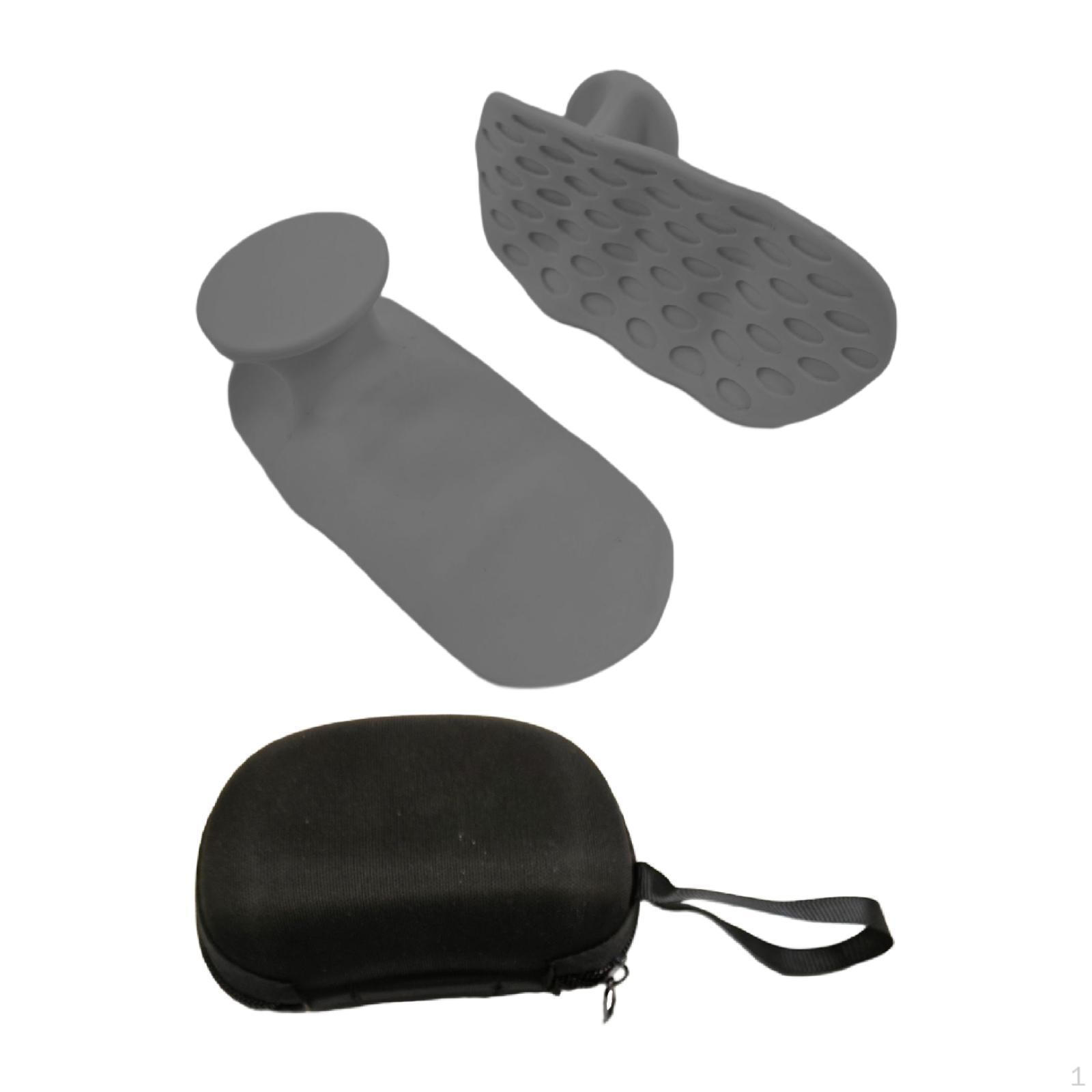 

Gym Grips Finger Exerciser Перчатки для тренировок без пальцев Легкий захват для силового тренажера для ладоней серый