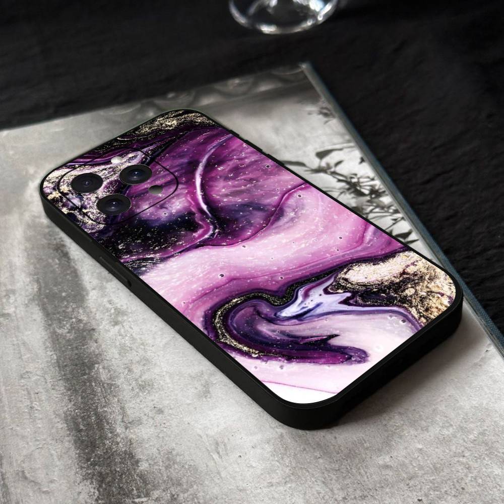 Marble Painting Phone Case Silicone Soft For IPhone 17 Air 16 15 14 13 12 11 Plus Pro Max Plus