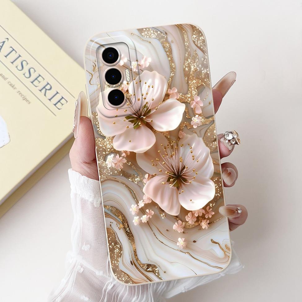 For Tecno Pova 3 Case LF7n Silicone Cute Fashion Butterfly Flowers Love Funny Painted Cover For Techno Pova 3 Phone Case Bumper
