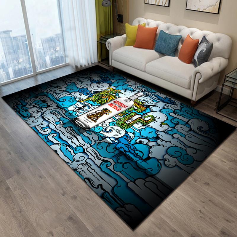 Absolut-Vodka Printing Carpet Living Room Bedroom Rugs of Photography Prop Photo Birthday Gift  Carpets for Bed Room Alfombras